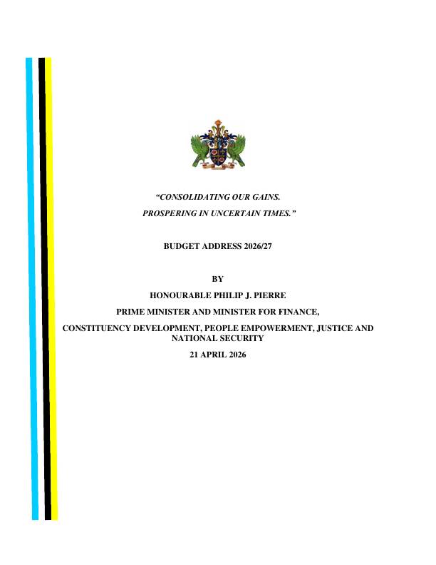 Budget Speech 2026